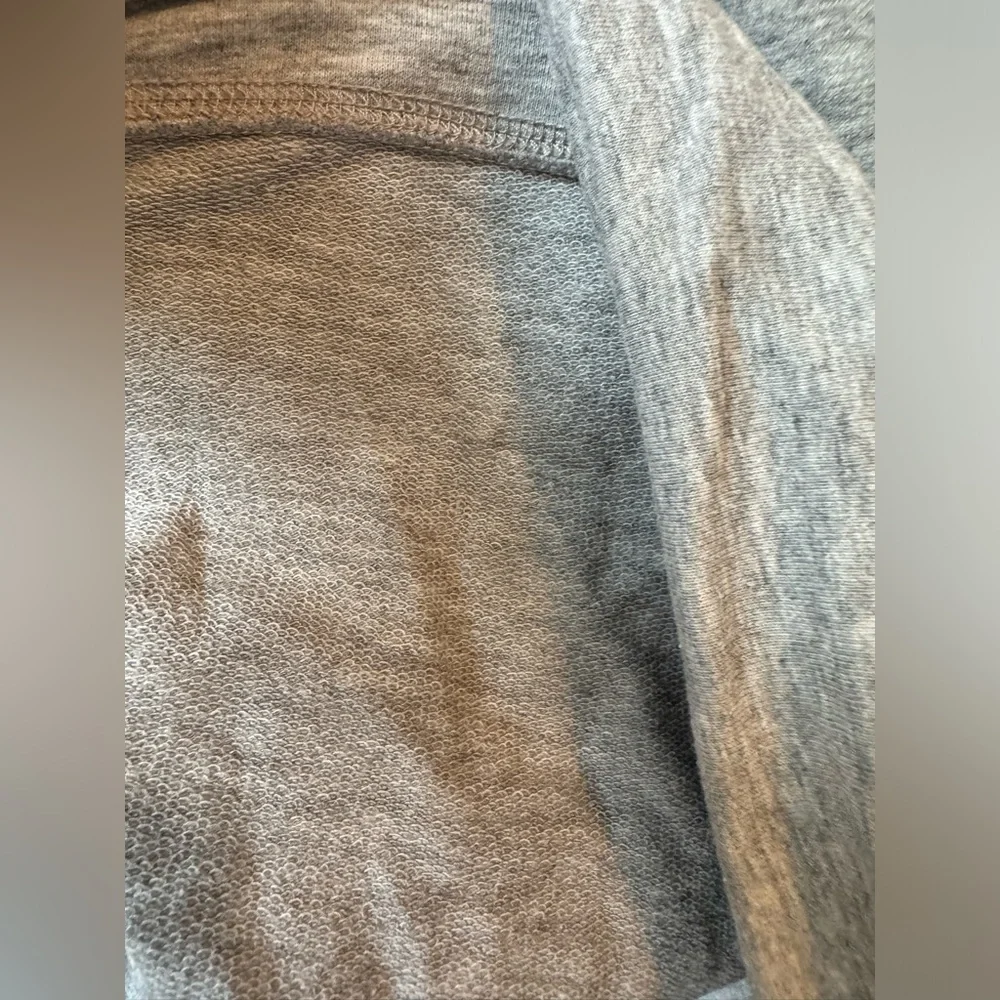 Michael Kors Hoodie EUC Gray Lace up Grommet Long Sleeve Tee Sweatshirt